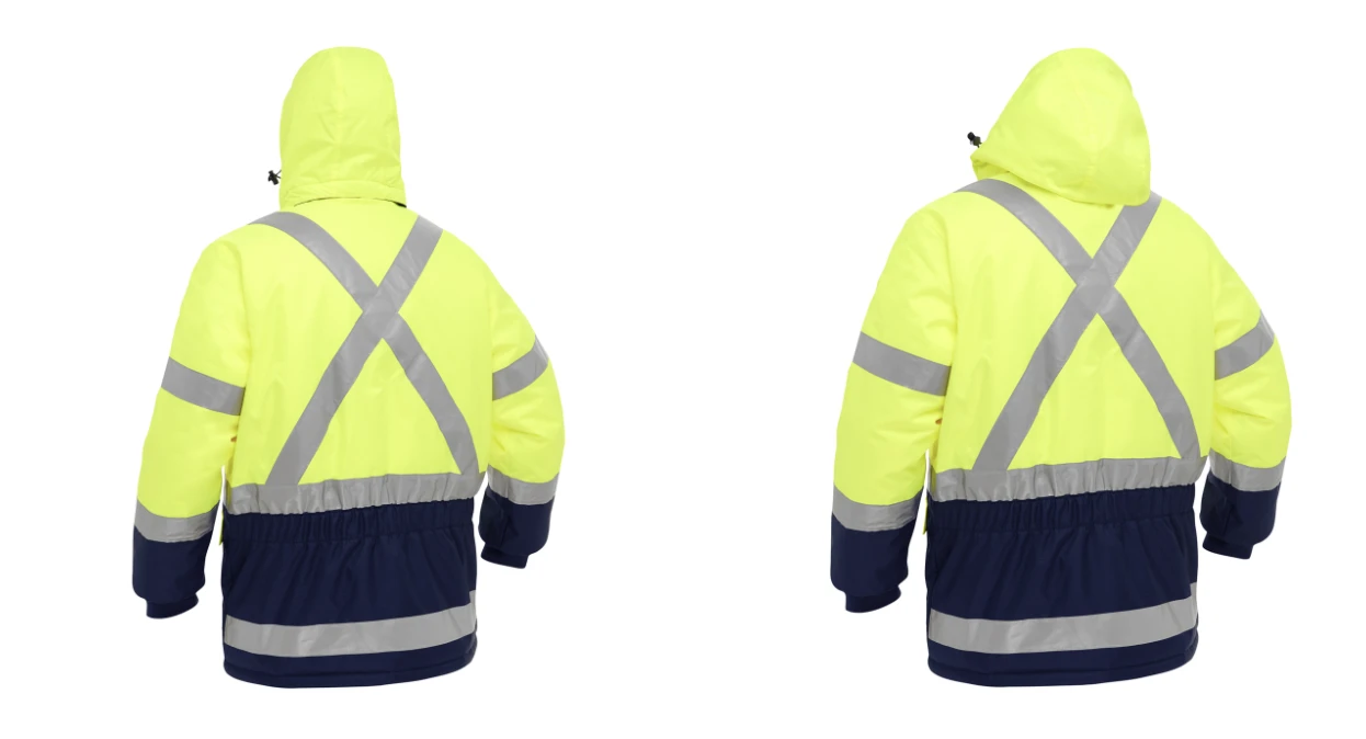 Bisley® ANSI Type R Class 3 and CSA Z96 Class 2 X-Back Extreme Cold Jacket with Navy Bottom, 1 EA  #343M6450X - Image 6